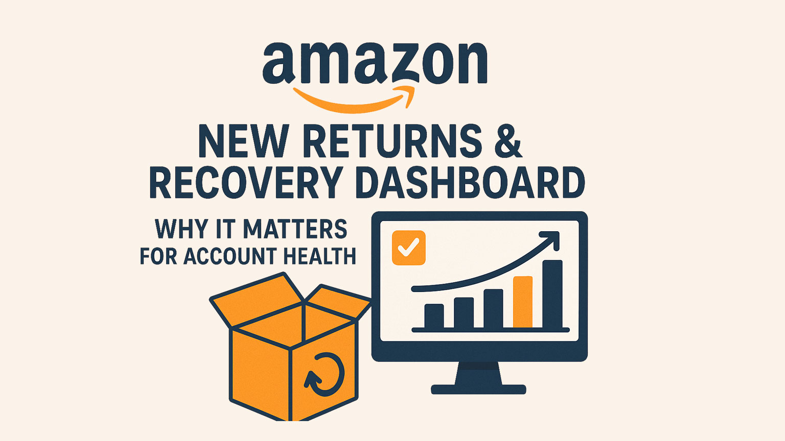 Amazon Returns and Recovery Dashboard showing return insights and performance metrics to improve seller Account Health